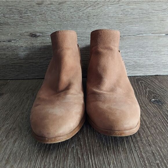 SAM EDELMAN Prentice Convertible Tan Ankle Boots Mules Size 8M - Picture 5 of 12